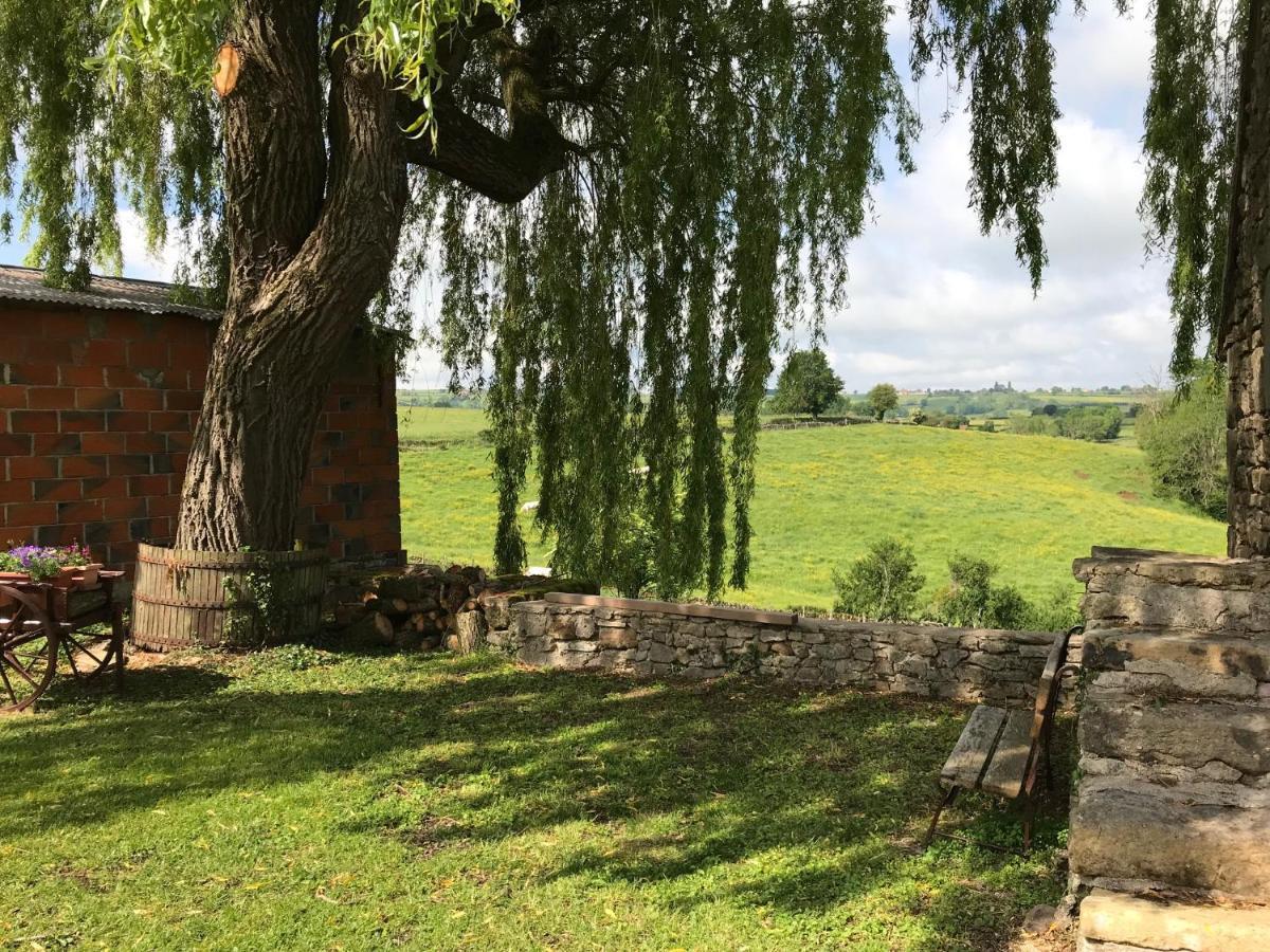 Gite Le Mur Magnifique Longere Au Bourgogne-Du-Sud Villa Oye Exteriör bild
